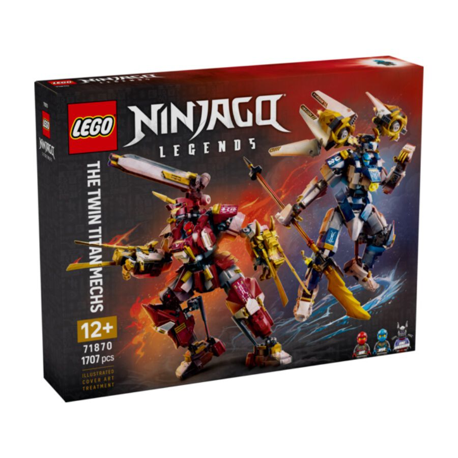 LEGO樂高幻影忍者系列雙子鈦機械人71870 | 香港玩具“反”斗城| Toys