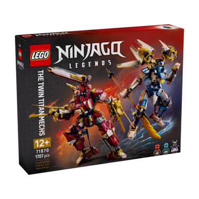 LEGO樂高幻影忍者系列 雙子鈦機械人 71870