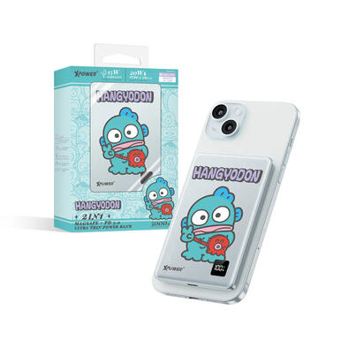XPower Sanrio HANGYODON 3In1 PD 3.0 5000mAh Ultra-thin Aluminium Power Bank (M5K)