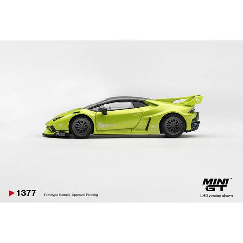 (Pre-order) MINI GT Lamborghini Hurac&aacute;N Lb Works Lime Metallic / Blister Packaging (Expected February 2027)