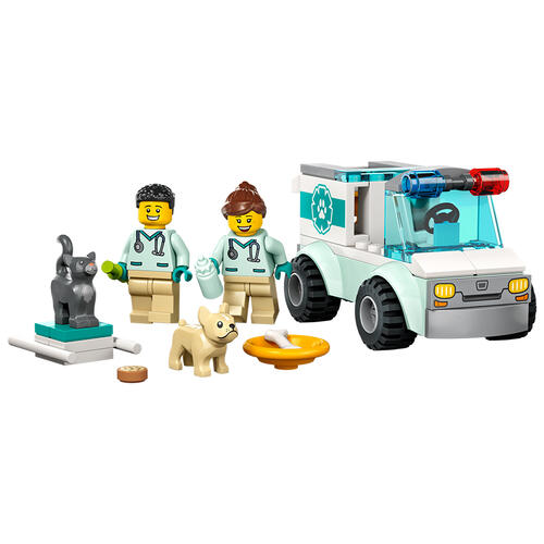 LEGO樂高城市系列 獸醫救護車救援 60382