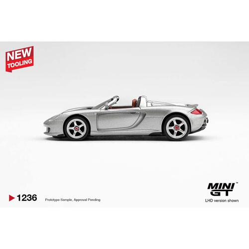 (網店預購) MINI GT Porsche Carrera GT GT Silver/ Blister Packaging (預計2027年2月發貨)