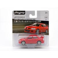 playpop 1:60 Diecast Metal Car Misubishi Lancer&nbsp;Evolution