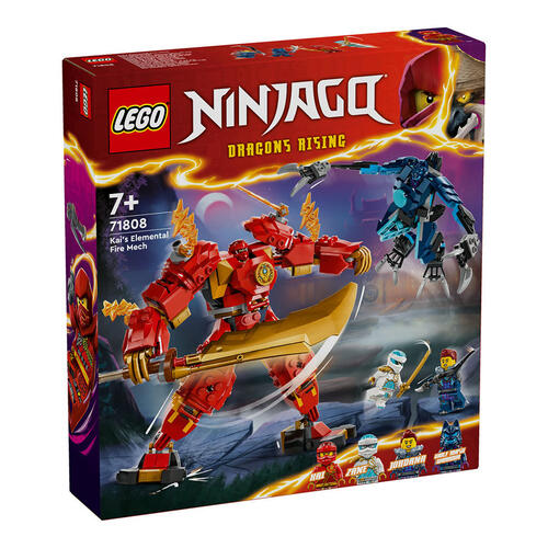 LEGO樂高幻影忍者系列 赤地的火元素機械人 71808