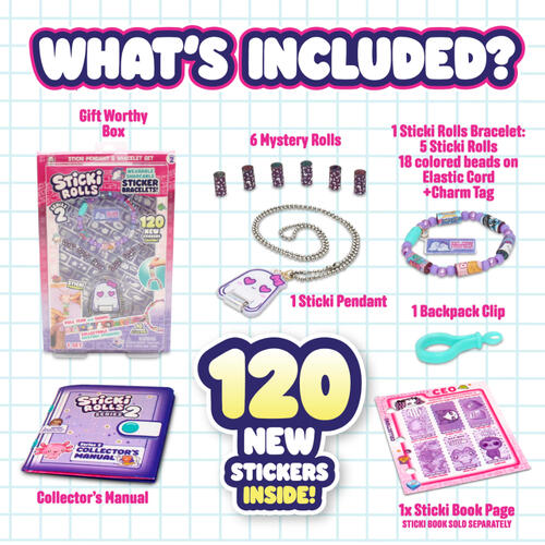 Sticki Rolls黏貼卷 - 黏黏書