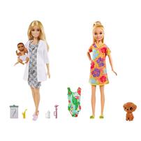 Barbie芭比 兒科醫生組合連娃娃及芭比悠閒享受組合 - 隨機發貨