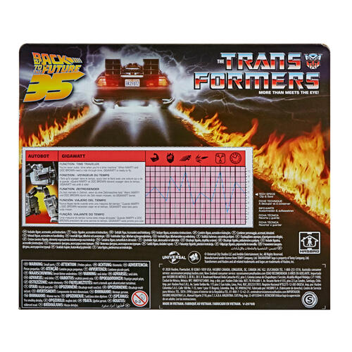 Transformers變形金剛 聯乘系列《回到未來》十億瓦特