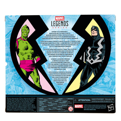 Marvel Legends Series Inhumans Black Bolt & Marvel&rsquo;s Triton