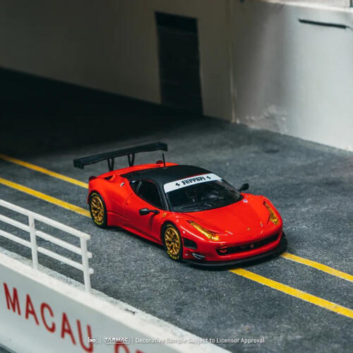  Tarmac Works 車仔 1/64 法拉利 458 Italia Gt3 Red