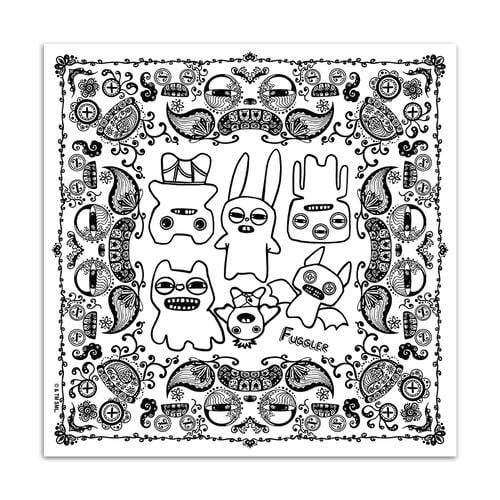 Fuggler Paisley Pattern Carpet - White