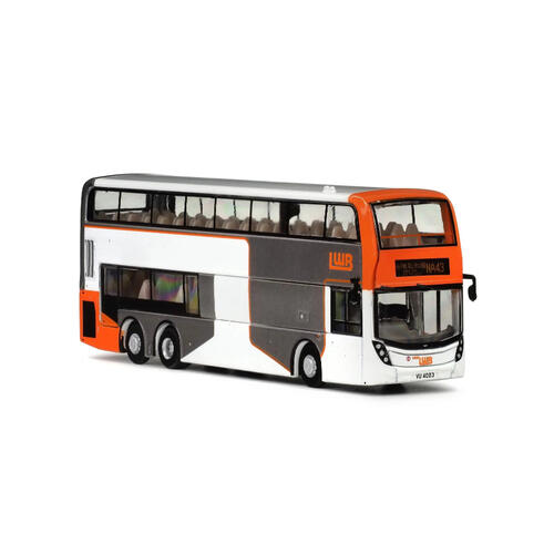 KMB九巴 1:120模型 - 丹尼士歐盟第五代環保巴士十二米 (路線NA43)