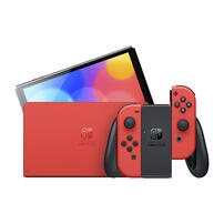 Nintendo Switch 遊戲主機 (OLED款式) 瑪利歐亮麗紅 特別版