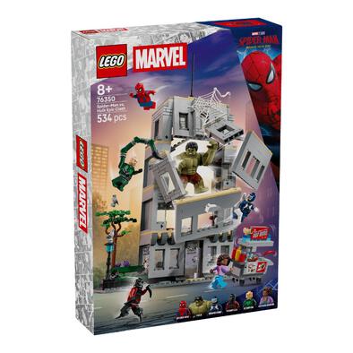 LEGO樂高漫威系列 蜘蛛人和綠巨人浩克的精采激戰 76350