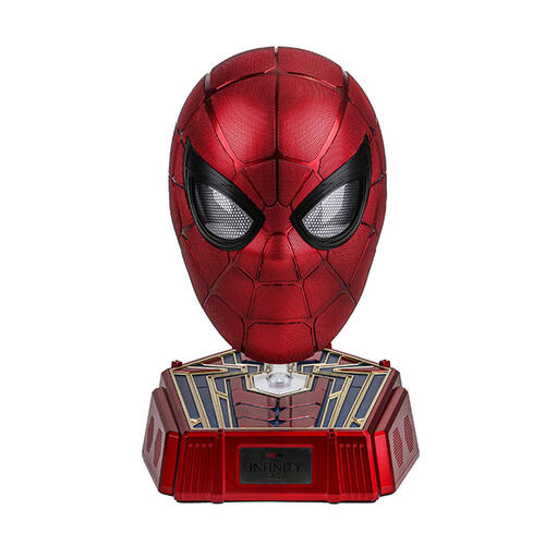 Marvel 1:1 Collectible Iron Spider Wearable Helmet With Bluetooth Speaker