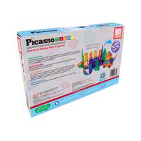 PicassoTiles 80 Piece Magnetic Building Block Set w Car