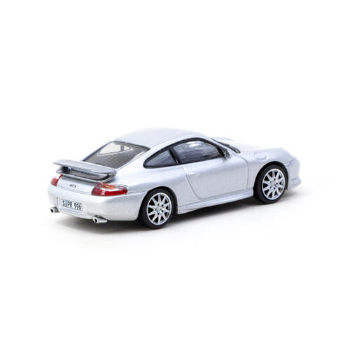 Tarmac Works 車仔 1/64 Porsche 911 Gt3 (Type 996) Silver