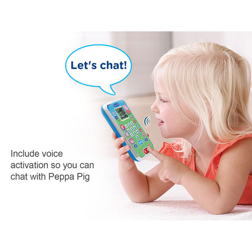Vtech Peppa Pig Lets Chat Learning Phone Toys R Us Hong Kong Official Website 香港玩具 反 斗城官方網站