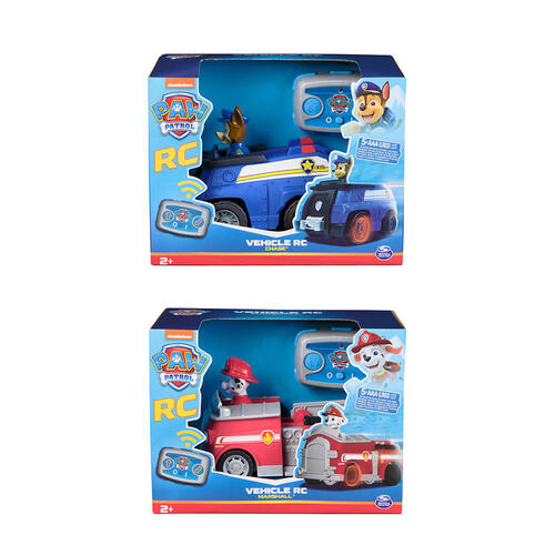 Paw Patrol RC1:24 Chase & Marshal Vehicle - Assorted