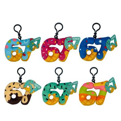 6-7 Clip On Plush - Assorted (1 Pc)