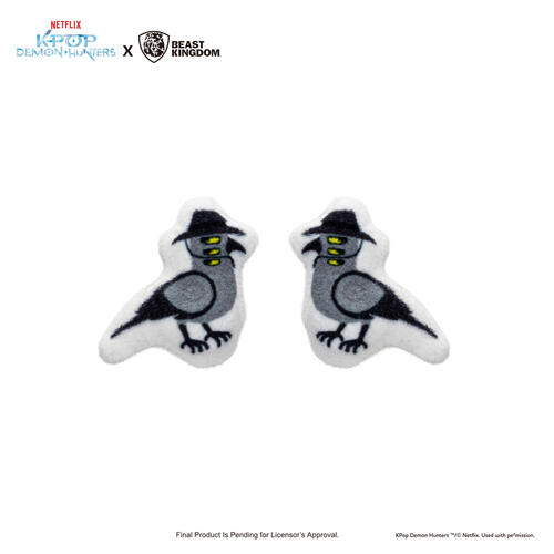 KPop Demon Hunters Flat Plush Ornament - Mini Sussie Plush Magnet