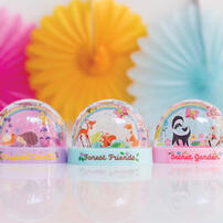 4M Kidzmaker Glitter Rainbow Snow Domes
