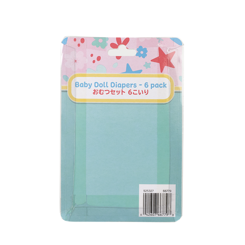 Baby Blush Baby Doll Diaper 6 Pack
