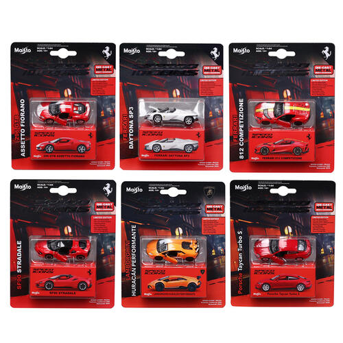 Maisto美馳圖 1:64 合金車 - 隨機發貨 (單件裝)