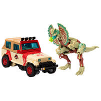 Transformers Collaborative Jurassic Park x Transformers Dilophocon and Autobot JP12