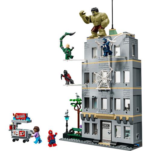 LEGO樂高漫威系列 蜘蛛人和綠巨人浩克的精采激戰 76350