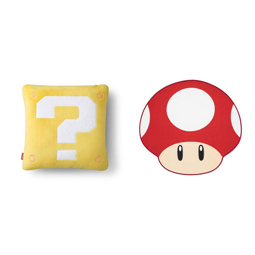 Nintendo任天堂 超級瑪利歐家居系列 - 咕𠱸及迷你毛氈 (磚塊)