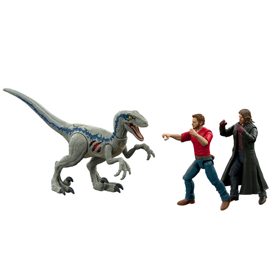 Jurassic World Extreme Damage Owen Velociraptor Blue Pursuit
