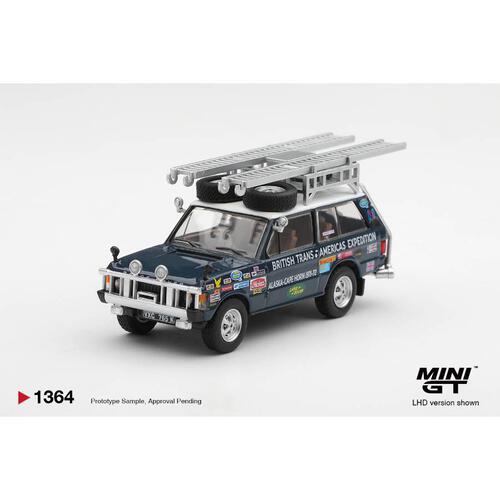 MINI GT Range Rover 1971 British Trans-Americas Expedition (VXC-765K)/ Blister Packaging 