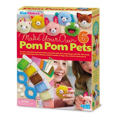 4M Kidzmaker Make Your Own Pom Pom Pets