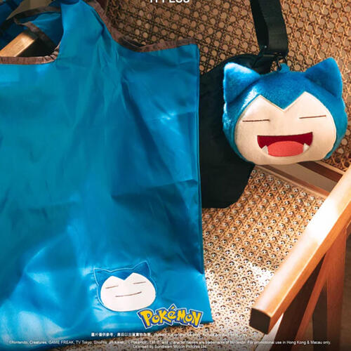 Pokemon Tote Bag With Plush Pouch - Snorlax