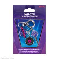 KPop Demon Hunters Huntr/X Charm Keychain