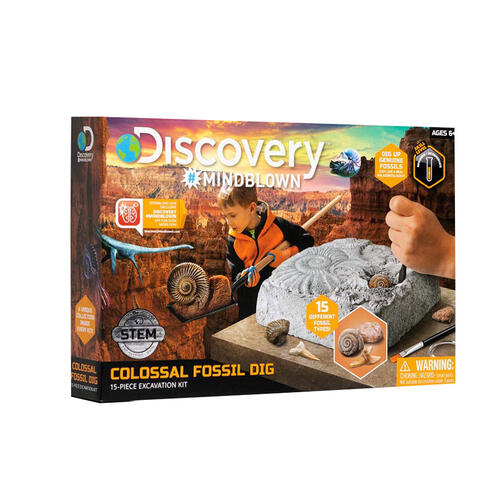 Discovery Mindblown 思考探索 玩具化石挖掘15件套裝