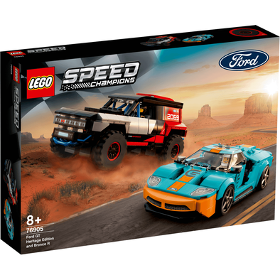 LEGO Speed Champions Ford GT Heritage Edition and Bronco R 76905