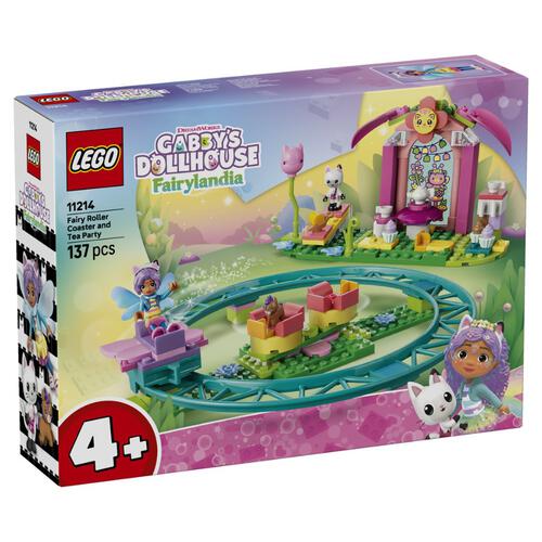 LEGO Gabby&rsquo;s Dollhouse Fairy Roller Coaster and Tea Party