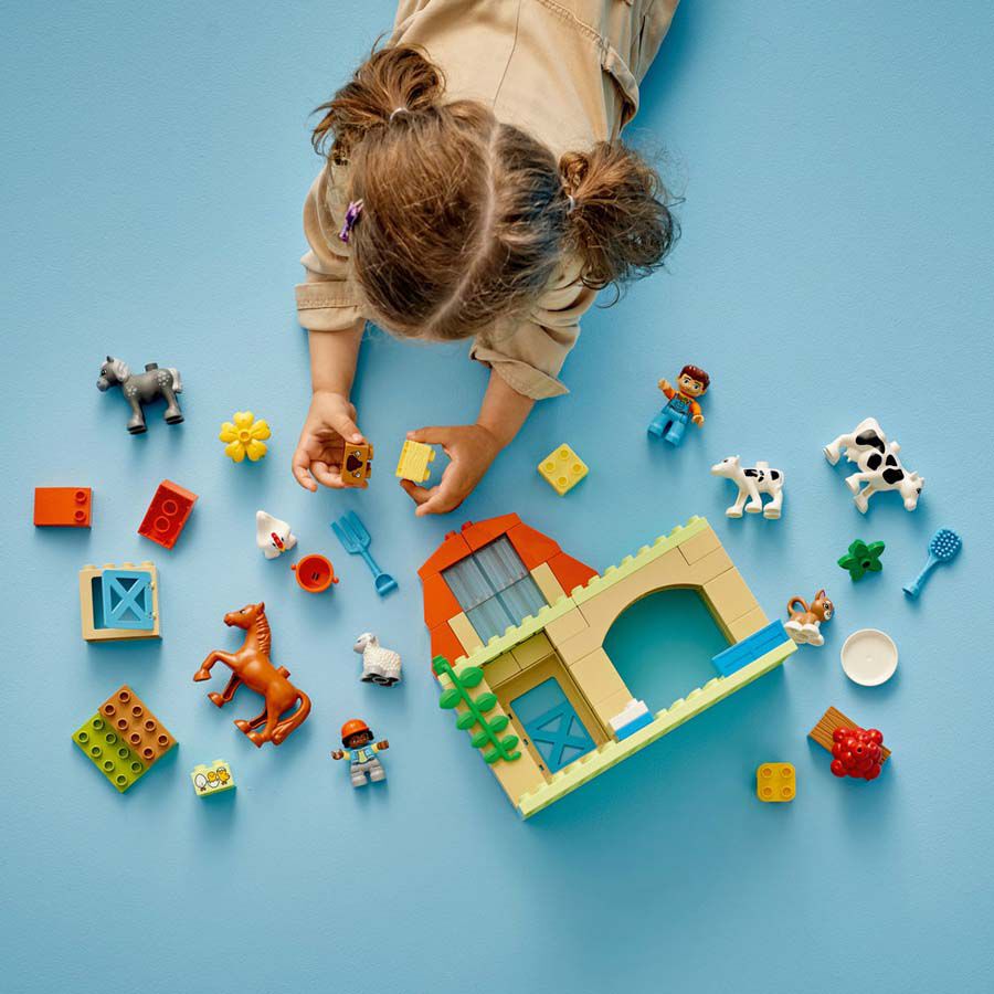 Duplo farm shop animals set