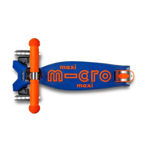 Micro Mobility Maxi Deluxe Foldable Neon LED Blaze Orange
