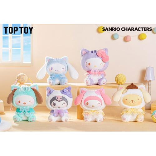  Sanrio三麗鷗 characters逗逗小貓系列毛絨掛飾 - 盲盒 (單件裝)