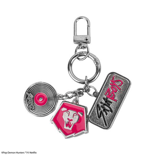 KPop Demon Hunters Saja Boys Charm Keychain