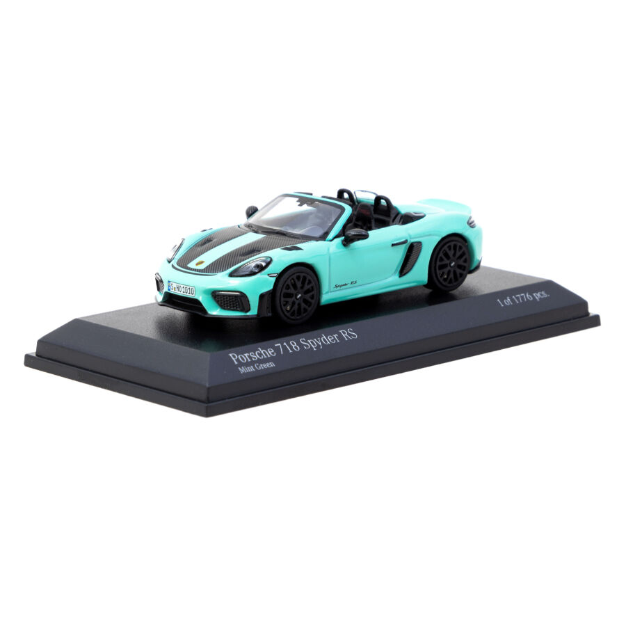 Tarmac Works車仔1/64 寶時捷718 Spyder RS Mint Green | 香港