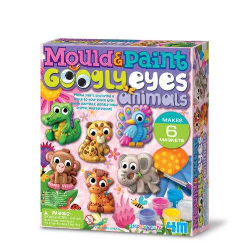 4M Mould & Paint Googly Eyes Animals
