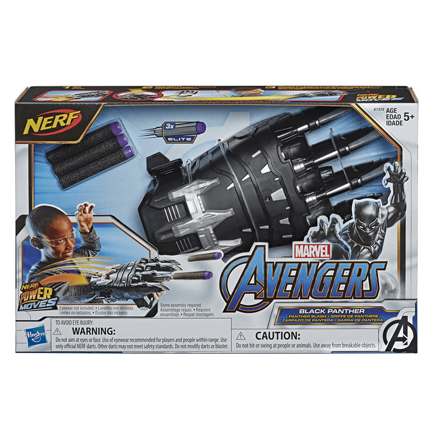 NERF Power Moves Marvel Avengers Black 