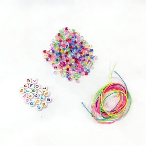 Fuggler Fugg-ccessories Bead Kit - White Base With Colored Letter