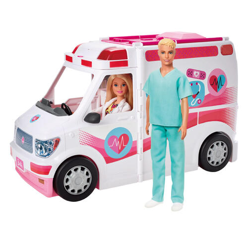 Barbie芭比 救護車連公仔套裝