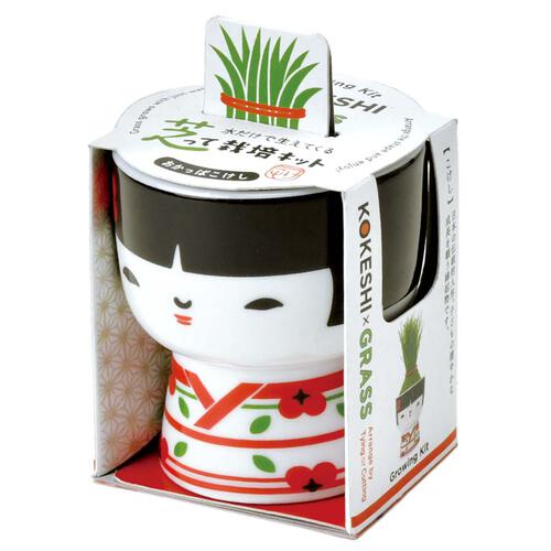 Seishin Kokeshi Grass - Bobbed