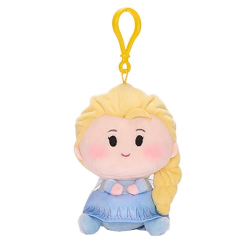 Disney Frozen Round And Lazy Fresh Style Plush Bag Charm - Elsa
