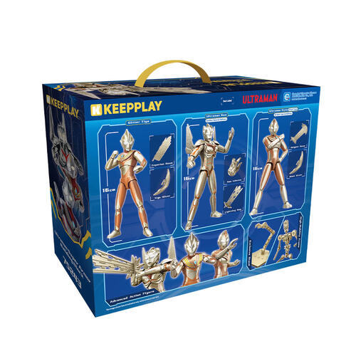 Qman Ultraman台座可動系列 超人迪加&Noa&帝拿閃耀套裝